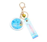Beaupretty Quicksand Key Ring Creative Spaceman Keychain Astronaut Keychain for Key Holder for Space Decor