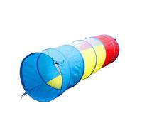 Beaupretty Rainbow Crawling Tunnel Play for Polyester Fabric with Steel Frame Indoor Outdoor Sensory Development Crawl Tube for Boys
