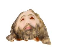 Beaupretty Realistic Jesus Headgear Latex Christmas Mask for Party Cosplay Masquerade Festival Intricately Crafted Breathable Novelty Prop for Stage Performance and Holiday Celebration
