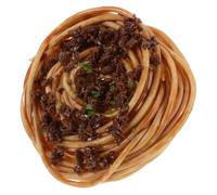 Beaupretty Realistic Meat Paste Spaghetti Model Lifelike Artificial Pasta Food Display Prop for Home Restaurant and Teaching Decor for DIY Projects and Photo Props