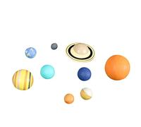 Beaupretty Realistic Planet Model Molds for Astronomy Teaching Aids Assorted Color Solar System Educational for Classroom Geography and Space Crafts