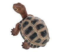 Beaupretty Realistic PVC Tortoise Figurine Garden Statue Large Animal Model for Safe Desktop Decoration and Interactive Play Aquarium Fish Tank Ornament