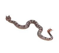 Beaupretty Realistic Rubber Snake Made of Tpr Silicone Portable Lightweight Garden Prop to Scare Squirrels and Birds High-fidelity Educational Exhibit and Halloween Decor Pseudocerastes