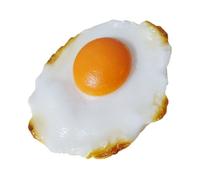 Beaupretty Realistic Simulation Cooking Model Fried Eggs for Lightweight Fake Chicken Egg for Home Restaurant Photo Shoot