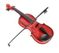 Beaupretty Realistic Simulation Violin for Authentic Sound Performance with Real Strings Portable Musical Instrument for Beginners for Learning and Play