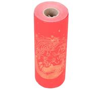 Beaupretty Red Rice Paper Roll for Chinese Couplets Smooth Writing and Slow Infiltration Features, for Spring Festival, Shower, and Wedding Decorations
