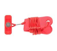Beaupretty Red Treadmill Magnetic Safety Key Emergency Stop Function and Abs Magnet Material, Universal Safety Key for Treadmill Repair Parts to Protect Users from Injury during Running