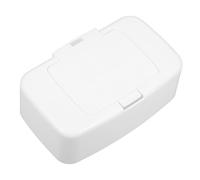 Beaupretty Refillable Plastic Wipe Holder Box with Lid for Living Room and Nursery, White Portable Wet Tissue Dispenser Suitable for Travel and Home Use