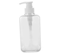 Beaupretty Refillable Pump Dispenser Bottle Clear Large Capacity Liquid Soap Holder for Shampoo Conditioner Shower Gel Travel Toiletries Container