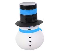 Beaupretty Refillable Snowman Shaped Travel Bottle Blue Silicone Lotion Container Leak for Shampoo Cream Toiletries Flexible Squeezable Cosmetic Dispenser for Vacation Camping Business Trips