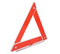 Beaupretty Reflective Triangle Emergency Warning Triangle for Car Roadside Parking and Traffic Safety Situations, Easy to Store and Quick Setup Triangular Plastic and Metal Road Reflector