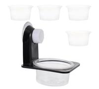 Beaupretty Reptile Feeding Bowl with Suction Cup, Large Capacity Water and Food Basin for Geckos and Lizards, Single-Compartment Plastic Feeder Suitable for Tree-Dwelling Pets