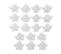 Beaupretty Resin Angel Ornament 40Pcs Mini Figurines for Phone Case DIY Craft Supplies Mixed Design 2.6X3.1Cm Suitable for Catholic Religious Decoration