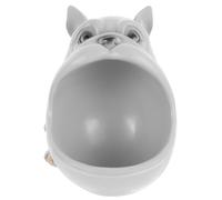 Beaupretty Resin Animal Shape Container Jewelry Holder Lovely Desktop Ornament Creative Decorative Art with Vivid Expression for Home Decor