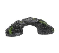 Beaupretty Resin Turtle Basking Platform Small Multi-functional Reptile Climbing Ladder and Hideout for Aquarium Ornament Bearded Dragon Rocks Compact Habitat Accessory