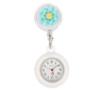 Beaupretty Retractable Nurse Pocket Watch for Women with Quartz Movement and Glass Lens, Convenient to Carry Clip-on Lapel Watch Suitable for Nurses and Healthcare Professionals
