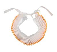 Beaupretty Retro Clown Detachable False Collar for Women Neck Victorian Ruffle Fake Collar Renaissance Style for Parties Stage Performance Halloween Cosplay