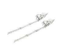 Beaupretty Retro Style Hairpin Silver Pearl Vintage Hairpin Lady's Hair Accessory Set