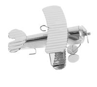 Beaupretty Retro Vintage Iron Airplane Model Decorative Plane Shape Handicraft Sturdy Design for Living Room and Coffee House Home Décor