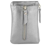 Beaupretty RFID-Protected Minimalist Men Smart Wallet Small Change Purse for Key Storage Zipper Wallet Locks for Daily Use Simple Handbag
