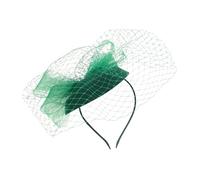 Beaupretty Rhinestone Bridal Headband with Small Veil Fascinator Comfortable Secure Fit Wedding Hair Accessory for Brides Vintage-inspired Headpiece for Tea Parties Photo Shoots and Cocktail