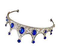 Beaupretty Rhinestone Crown for Weddings and Birthdays Vintage Bride Tiara Elegant Hair Accessory for Parties Comfortable Wear Friends and Family
