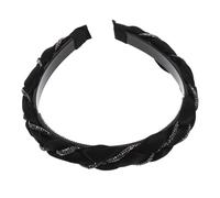 Beaupretty Rhinestone Hairband for Women Sparkly Elegant Braid Headband Thin Padded Jewelry Accessory Fashion Bling Wedding Guest