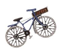 Beaupretty Rhinestone Inlaid Bicycle Brooch Pin Vintage Style Badge Jewelry for Women Fashion Accessory for Holidays Birthdays and Special Occasions