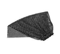Beaupretty Rhinestone Mesh Headband Elastic Stretchy Turban with Sparkling Crystals Flexible Fit for Womens Rave Party Festival Nightclub Headscarf Wrap Black