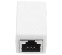Beaupretty Rj45 White Coupler Plastic Female to Ethernet Connector