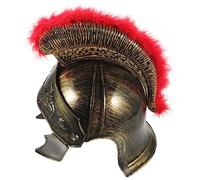 Beaupretty Roman Soldier Helmet Lightweight Medieval Cosplay Headgear for Adults Comfortable Middle Ages Costume Prop with Random Pattern Suitable for Halloween and Party Dress-up