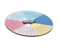 Beaupretty Rotating Metal Feeling Wheel Brooch Social Emotion Pin Accessory for Mood Expression and Psychological Testing, Creative Novelty Party Badge for Friends