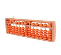 Beaupretty Row Orange Bead Abacus Math Teaching for Boys Early Educational Counting Aid for Kindergarten Classroom Arithmetic Practice