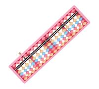 Beaupretty Row Plastic Abacus for Bead Counting Frame with Copper Rods Counting for Early Math Learning Enhances Calculation Speed Accuracy and in Home Classroom