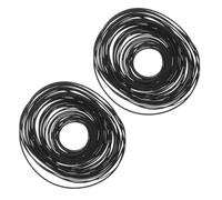 Beaupretty Rubber Cassette Tape Belts for Recorder and Audio Devices, Mixed Flat and Square Design, Compact Lightweight Flexible Size Range, for Repair and Maintenance
