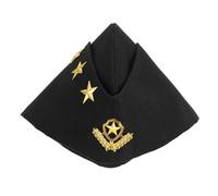 Beaupretty Russian Sailor Cap with Star Design Camouflage Costume Hat for Parties Festivals and Cosplay Mens Captain Hat Comfortable Fit Vivid Colors for Any Outfit