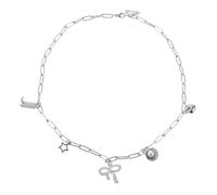 Beaupretty Rustic Cowgirl Boot Choker Necklace with Bow Charm Western Cowboy Boots Pendant Sterling Silver Country Jewelry for Women Festival Concert Accessory