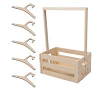 Beaupretty ’s Clothes Organizer Clothes Storage Box for Warm Look Wood Material with Sturdy Handle Design Enhancing Space Utilization Large Capacity for Living Rooms and Bedrooms Newborn Boys