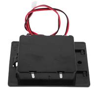 Beaupretty Safe Box Battery Holder Case with Lid for Electronic Devices and Safe Box, Plastic Material, Holds Five Aa Batteries, Easy Installation, Multifunctional Design for Home and Hotel