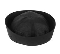 Beaupretty Sailor Captain Hat for Cosplay and Parties Black Elegant Navy Style Costume Accessory for Women and Adults Unique Design for Stage Performances and Themed Events