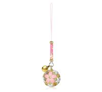 Beaupretty Sakura Bell Hanging Ornament Japanese Pendant for Women Adorable Pendant Car Hanging Charm Cute Keyring Phone Handbag Decor Keychains Aesthetic