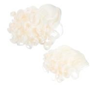 Beaupretty Santa Claus Beard and Wig Soft High Temperature Elastic Band Lightweight and Comfortable Christmas Cosplay Props for Costume Parties and Masquerades