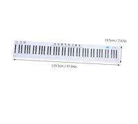 Beaupretty Scale Aid with Stave Notes and Fingering Guide Portable Educational Reference Tool