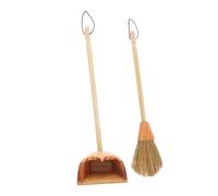 Beaupretty Scale Mini Wooden Broom Model for Durable Miniature Room Decor Accessory Enhances Imagination and Cognitive Play for Dollhouse and DIY Scene Setting