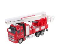 Beaupretty Scale Pull Back Emergency Vehicle Model with Extendable Ladder Craftsmanship and Bright Design for Imaginative Play and Cognitive Development