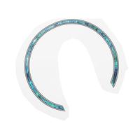 Beaupretty Self-adhesive Guitar Sound Hole Sticker Inlaid Pattern Decal for Acoustic Guitars Removable Decorative Sound Hole Engraving Easy Stick Decor