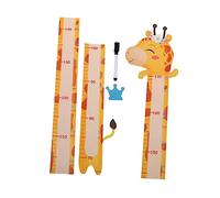 Beaupretty Self Adhesive Height Wall Sticker Animal Design Growth Chart Decal for Nursery Bedroom Playroom Durable Material Giraffe Theme for Spaces