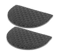 Beaupretty Self Adhesive Non Slip Rubber Sole Protectors for Sneakers and Flat Shoes Durable Skid Shoe Pads with Noise Reduction Fit with Cut to Design Black