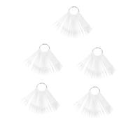 Beaupretty Sets Professional Nail Display Sticks Nail Sample Sticks for Salon Polish Display Tips Pcs