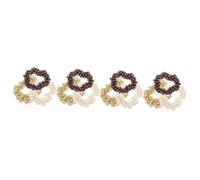 Beaupretty Sets Stylish Pearl Bead Hair Rope Headband Elastic Hair Tie Ponytail Holders Elegant Women's Pcs